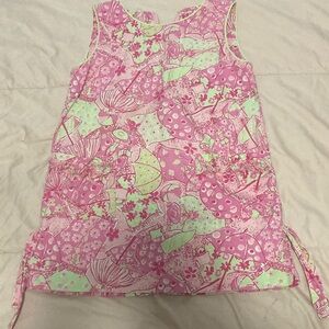 Lilly Pulitzer Pink and Green Kids Dress